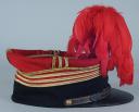 Photo 2 : 103	KÉPI DE COMMANDANT D'INFANTERIE, modèle 1883 de Grande Tenue avec plumet.