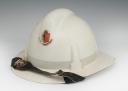 FIRE HELMET FROM THE GENEVA CANTON, Topgard Fire Fighter Helmet with Liner, 1970s. Item number: 27238-12R.