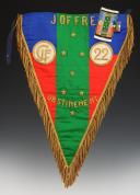FLAG OF THE 22ND GROUP "JOFFRE" OF THE YOUTH WORKS, World War II. 31266R