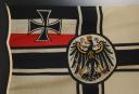 FLAG OF THE IMPERIAL GERMAN NAVY, Reich war flag, Second Reich. 28259R