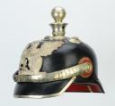 Photo 2 : CASQUE À POINTE D'OFFICIER DE POMPIER BADOIS, modèle 1895.