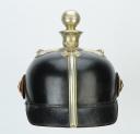 Photo 4 : CASQUE À POINTE D'OFFICIER DE POMPIER BADOIS, modèle 1895.