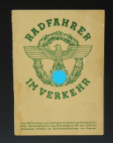 FEUILLET À L'USAGE DES CYCLISTES ALLEMANDS, Radfahrer im Vekehr, Seconde Guerre Mondiale. 17911