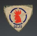 PATCH GROUP 2 FRANCHE-COMPTE JEAN-DE-VIENNE FROM THE YOUTH CAMPS, white background model, World War II. 31650-1