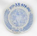 ASSIETTE SOUVENIR DU 414ème RÉGIMENT D'INFANTERIE BASÉ À DARMSTADT EN 1939 - 1940, Seconde Guerre Mondiale. 27429R