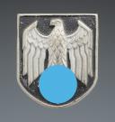 PATCH FOR TROPICAL HELMET OF THE GERMAN ARMY, Wehrmacht Heer Afrikakorps Eagle Shield for the tropical helmet, Second World War. 25602-9