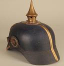Photo 2 : 115	CASQUE TROUPE DU 2. Nassauisches Infanterie REGIMENT Nr. 88 (Nassau), modèle 1895.