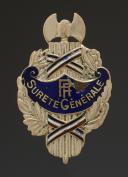 INSIGNE DE LA SÛRETÉ GÉNÉRALE, Troisième République. 31612R