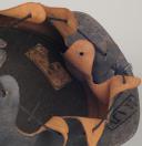 Photo 9 : 263	CASQUE A POINTE TROUPE ERSATZ AVEC SON COUVRE-CASQUE DU 9. Badisches Infanterie-REGIMENT Nr.170, modèle 1914-1915. 