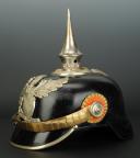 Photo 2 : CASQUE À POINTE D'OFFICIER DU BADISCHES PIONIER BATL n°14.