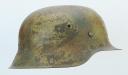 Photo 3 : CASQUE CAMOUFLÉ ALLEMAND, modèle 1942.