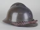 Photo 5 : 498	CASQUE ADRIAN DU COMMERCE D'OFFICIER DES TROUPES COLONIALES, modèle 1926.