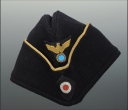 Photo 1 : BONNET DE POLICE D’OFFICIER DE LA KRIEGSMARINE, Feldmütze für Offiziere.