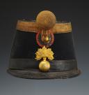 OFFICER'S SUBALTERN INFANTRY SHAKO, model 1872, Third Republic. 29557R