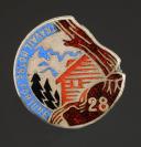 INSIGNE DE BOUTONNIÈRE DU GROUPEMENT 28 PÉGUY DES CHANTIERS DE JEUNESSE, Seconde Guerre Mondiale. 31917-2