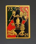 INSIGNIA OF COMPANY 73/21 OF THE ENGINEERING CORPS OF THE FRENCH FOREIGN LEGION, Indochina War. 32072MR