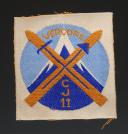 ÉCUSSON GROUPEMENT 11 VERCORS SERVIR DES CHANTIERS DE JEUNESSE, 1er type, Seconde Guerre Mondiale. 31658-1