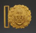 PLAQUE DE CEINTURON D'OFFICIER DE PARADE DE LA MARINE IMPÉRIALE ALLEMANDE, Kaiserliche Marine Feldbindenschloß für die Feldbinde, deuxième Reich. 32629R