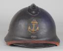 Photo 2 : 500	CASQUE ADRIAN D'OFFICIER DES TROUPES COLONIALES, modèle 1926.