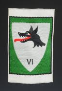 ÉCUSSON GROUPEMENT 6 CALENDAL DES CHANTIERS DE JEUNESSE 2d modèle, Seconde Guerre Mondiale. 31654-2R