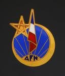 INSIGNE DE L'ÉCOLE RÉGIONALE DES CADRES D'AFRIQUE DU NORD DES CHANTIERS DE JEUNESSE, Seconde Guerre Mondiale. 31811-1R