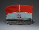 EXIT KEPI OF A RIDER IN THE 21ST REGIMENT OF HORSE HUNTERS OF LIMOGES, Circa 1890-1910, Third Republic. 28148