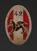 INSIGNE DE BOUTONNIÈRE GROUPEMENT 43 LA MARNE DES CHANTIERS DE JEUNESSE, Seconde Guerre Mondiale. 31933-4