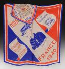 TWO PATRIOTIC SCARVES FROM THE VICHY GOVERNMENT, World War II. 31298R
