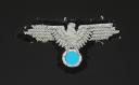 OFFICER ARM EAGLE OF THE WAFFEN-SS, Waffen-SS Sleeve Eagle for Leaders, Second World War. 16161-AR