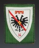 ÉCUSSON GROUPEMENT 14 DU GUESCLIN groupe de direction du 2e modèle DES CHANTIERS DE JEUNESSE petit modèle, Seconde Guerre Mondiale. 31664-10