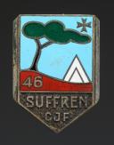 INSIGNE GROUPEMENT 46 SUFFREN CHANTIER DE JEUNESSE, Seconde Guerre Mondiale. 31943-1