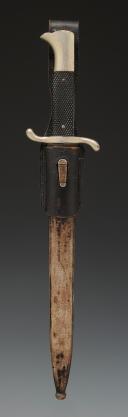 BAÏONNETTE DE POMPIER ALLEMAND, modèle 1933, III. Reich Feuerwehr Faschinenmesser, Troisième Reich. 22912R