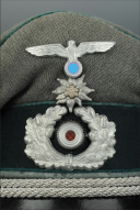 Photo 2 : CASQUETTE D’OFFICIER DE CHASSEURS ALPINS, Gebirgsjägertruppen, Heer.