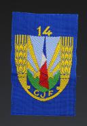 GENERAL BERET BADGE OF GROUPING 14 OF THE YOUTH WORK CAMPS, Second World War. 31730-1