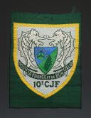 WOVEN PATCH OF THE 10TH GROUP "GRANDE CHARTREUSE" OF THE YOUTH WORK CAMPS, World War II.