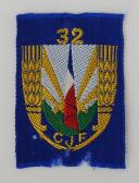 GENERAL BERET BADGE OF GROUPING 32 OF THE YOUTH WORK CAMPS, Second World War. 31730-2