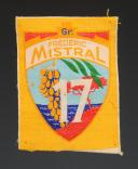 ÉCUSSON GROUPEMENT 17 groupe 3 FRÉDÉRIC MISTRAL DES CHANTIERS DE JEUNESSE 1er Modèle 2 type, Seconde Guerre Mondiale. 31667-7