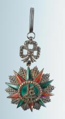 Photo 3 : ÉTOILE DE COMMANDEUR DE L’ORDRE DU NICHAN IFTIKHAR, crée en 1843.