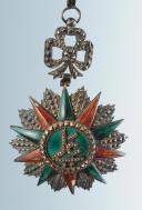 Photo 4 : ÉTOILE DE COMMANDEUR DE L’ORDRE DU NICHAN IFTIKHAR, crée en 1843.