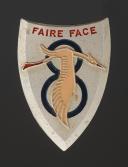 INSIGNE GROUPEMENT 46 groupe 8 Faire Face SUFFREN CHANTIER DE JEUNESSE, Seconde Guerre Mondiale. 31947-1