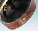 Photo 6 : CASQUE À POINTE TROUPE D'ARTILLERIE À PIED DU « 4. Lothringisches Feldartillerie-Regiment Nr. 70 », modèle 1895.