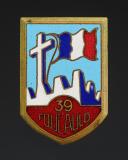 INSIGNE GROUPEMENT 39 FOUCAULD DES CHANTIERS DE JEUNESSE, Seconde Guerre Mondiale. 31931-1