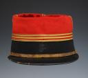 FIRST DRESS KEPI OF A CAPTAIN FROM THE MILITARY ADMINISTRATION, 1886 model, Third Republic. 29738R
