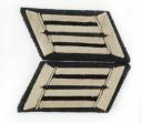 PATTES DE COL D'OFFICIER DU GÉNIE, Wehrmacht Heer Paar Kragenspiegel für Offiziere der Pioniere, Seconde Guerre Mondiale. 33287-2