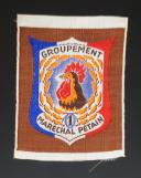 ÉCUSSON GROUPEMENT 1 groupe 6 DES CHANTIERS DE JEUNESSE, Seconde Guerre Mondiale. 31649-7