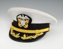 CASQUETTE D'OFFICIER DE LA MARINE DE GUERRE DES ÉTATS-UNIS, Années 1980. 17366