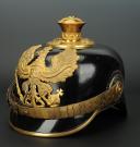 Photo 2 : CASQUE À POINTE D'OFFICIER D'INFANTERIE PRUSSIEN, modèle 1895,"Inf.-Regt."n° 25, 80 ou 86.