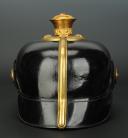 Photo 4 : CASQUE À POINTE D'OFFICIER D'INFANTERIE PRUSSIEN, modèle 1895,"Inf.-Regt."n° 25, 80 ou 86.