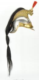 Photo 3 : CASQUE TROUPE DE CUIRASSIER, modèle 1872, modifié 1874, Troisième République.