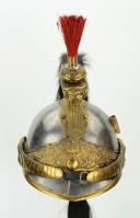 Photo 5 : CASQUE TROUPE DE CUIRASSIER, modèle 1872, modifié 1874, Troisième République.